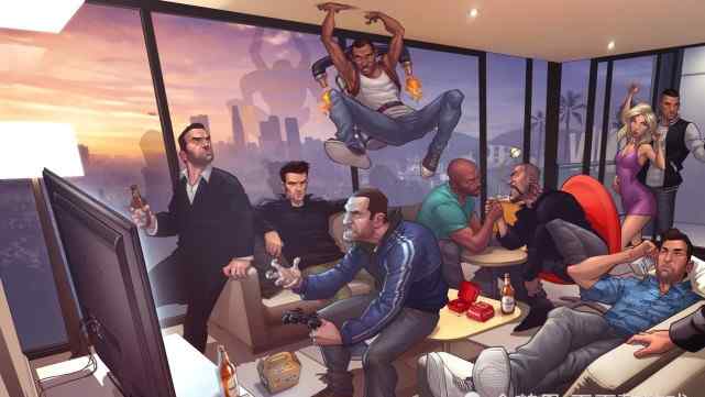 gta历代主角关系 GTA：历代侠盗世界可不是独立的，各主角之间的联系，他去哪了文章配图