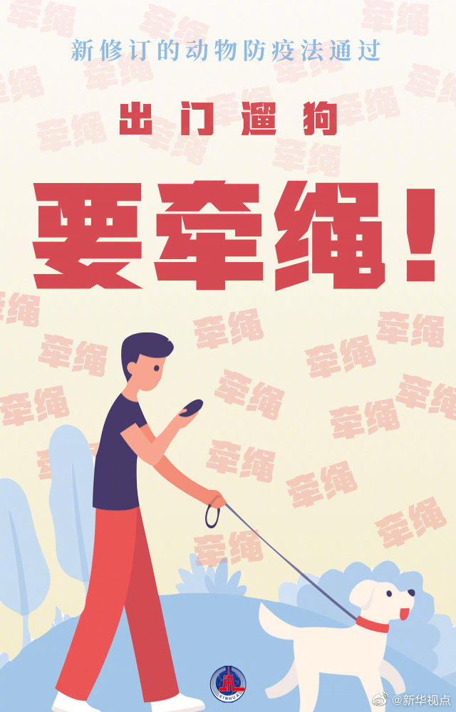 新动物防疫法规定出门遛狗要牵绳 究竟是什么情况