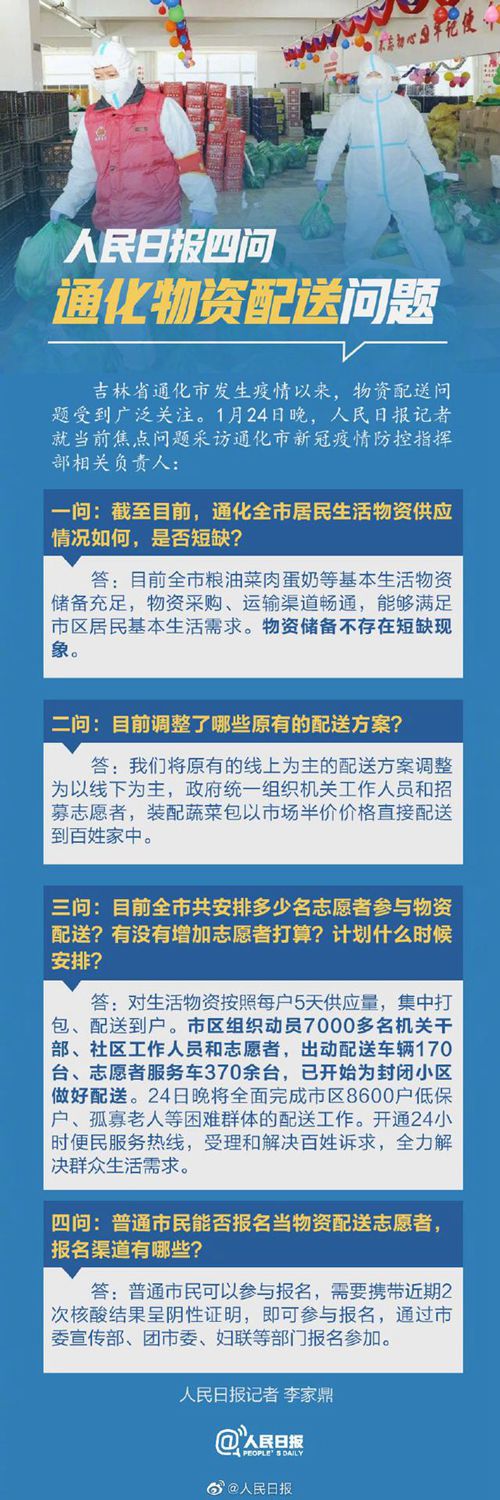 人民日报四问通化物资配送问题 当地回应来了 事情经过真相揭秘！