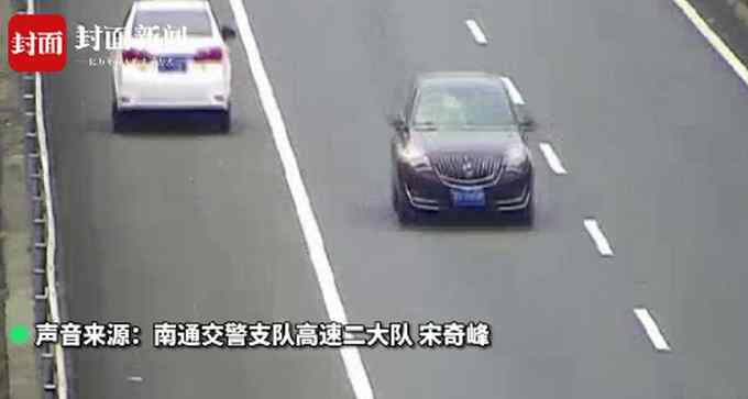 监控拍下惊险瞬间！母女俩聊天错过出口 高速路上掉头逆行10公里