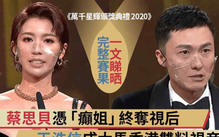 踩过界2 恭喜！TVB视帝视后出炉！王浩信二夺视帝感谢妻子，蔡思贝凭《踩过界2》夺视后