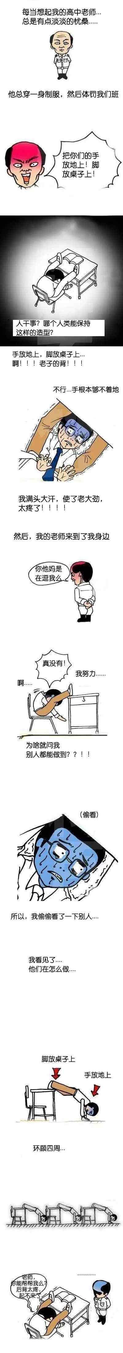 体罚自己 网友分享自己高中时候被体罚的经历……