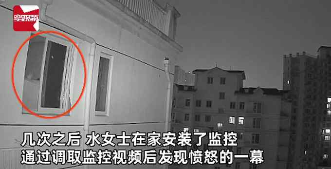 落地窗一年被砸数十次 女子调取监控后发现“元凶” 瞬间愤怒了