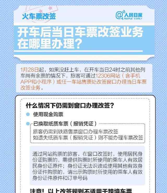 春运机票火车票退改签须知来了 收藏! 事情的详情始末是怎么样了！