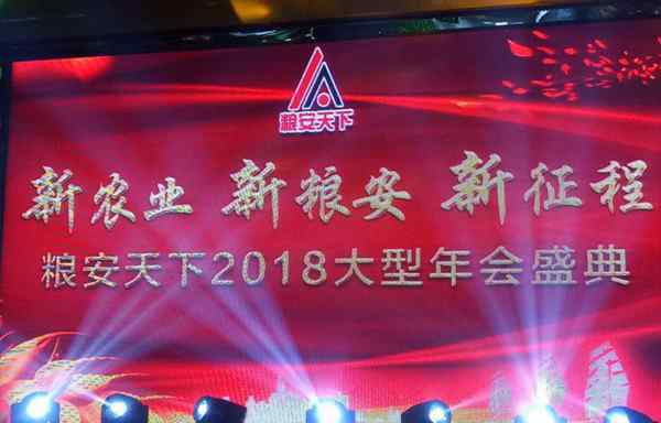 新粮 新农业 新粮安 新征程——粮安天下2018年大型年会盛典圆满成功