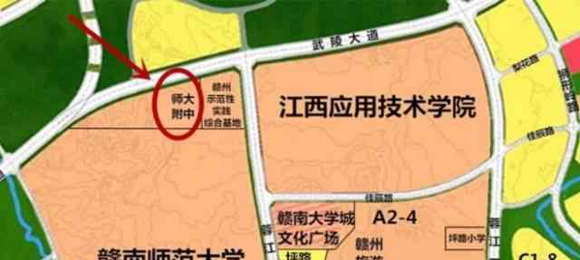 赣南师院附中 蓉江新区新增两所中学：师大附中及新路完中！看看具体位置在哪里~