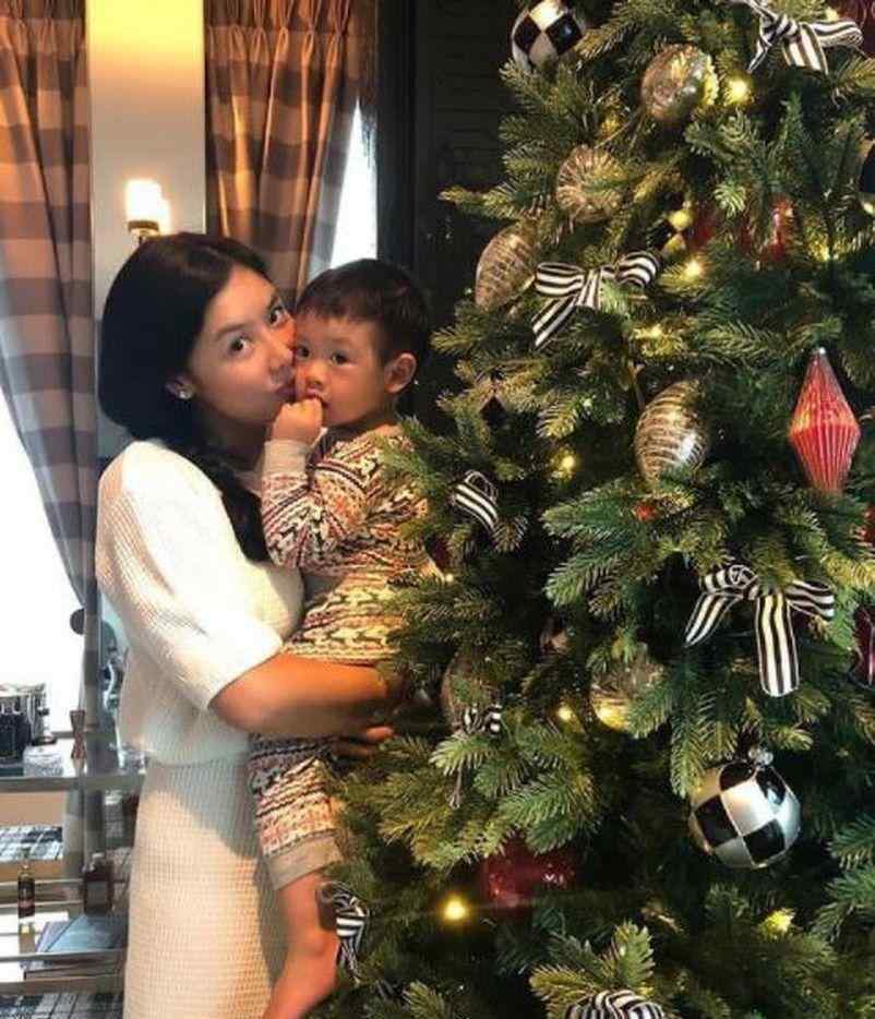 乐基儿 黎明前妻乐基儿露肚腩，网传二胎5个月，乐基儿喊冤“我不肥”