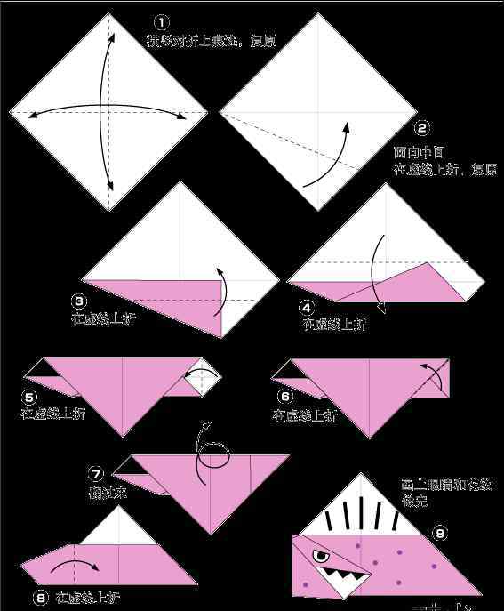 恐龙折纸大全 【折纸】—各种恐龙折纸大全，每个孩子都喜欢的恐龙