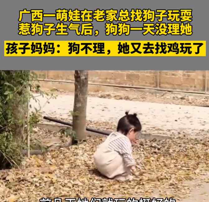 可可爱爱！人类幼崽和狗子背对背发脾气 妈妈：狗实在忍受不了了