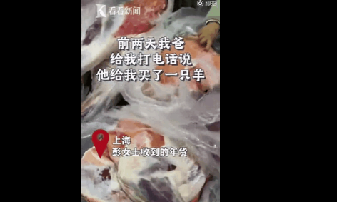 女儿就地过年 爸妈寄来了一头羊! 事件详细经过！