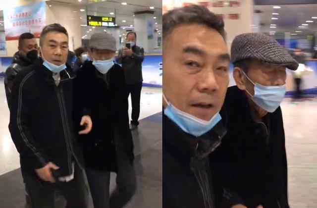 杨少华儿子 杨少华三亚度假归来，眼睛都睁不开被指蔫了，儿子杨议全程搀扶