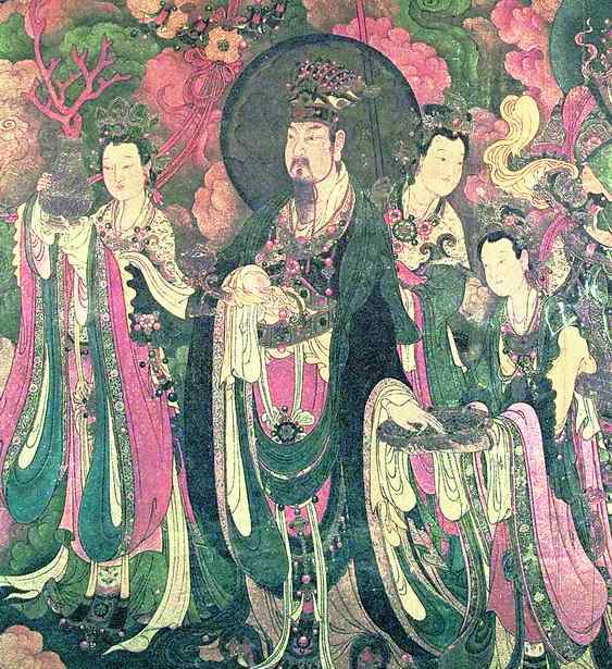 法海寺水月观音 法海寺壁画工笔技法精湛 潘絜兹称其为明代现存佛寺壁画之首