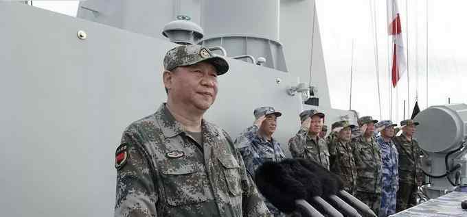 中国最大的军舰 南海举行新中国最大规模海上阅兵 48军舰76战机万余士兵参加