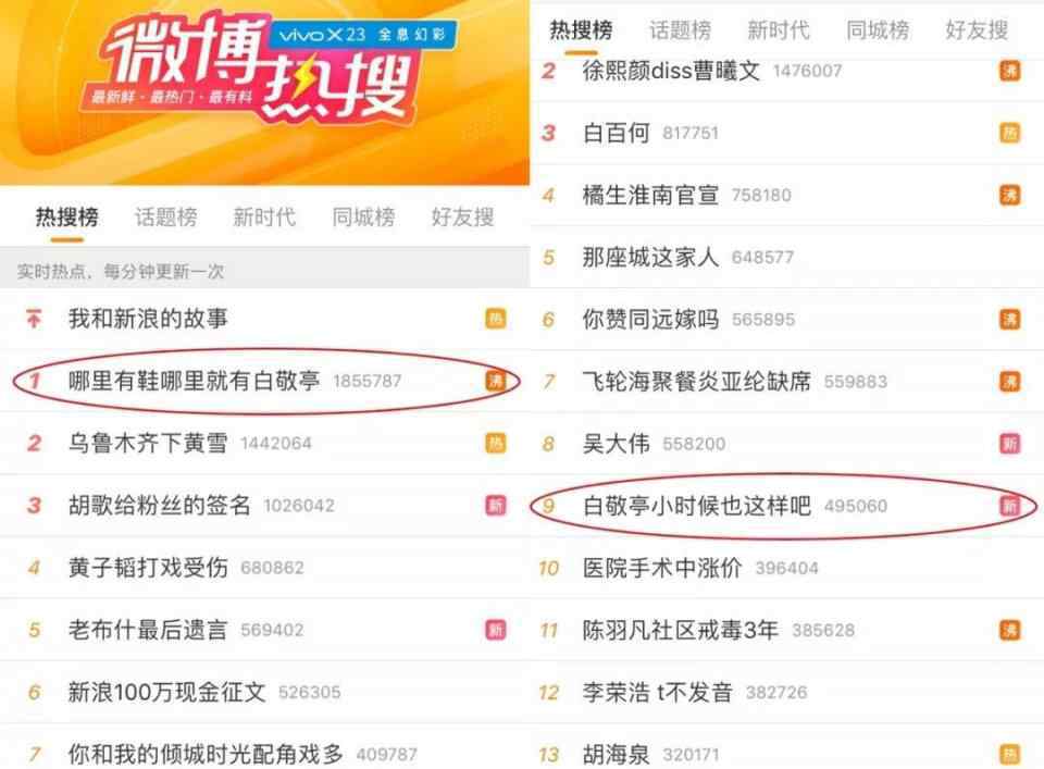尹正以鞋会友 白敬亭你鞋是假的！为了吸引爱豆目光粉丝也是拼了，本尊俩字回应