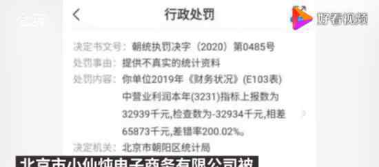 燕窝小仙炖关联公司被行政处罚 原因是什么