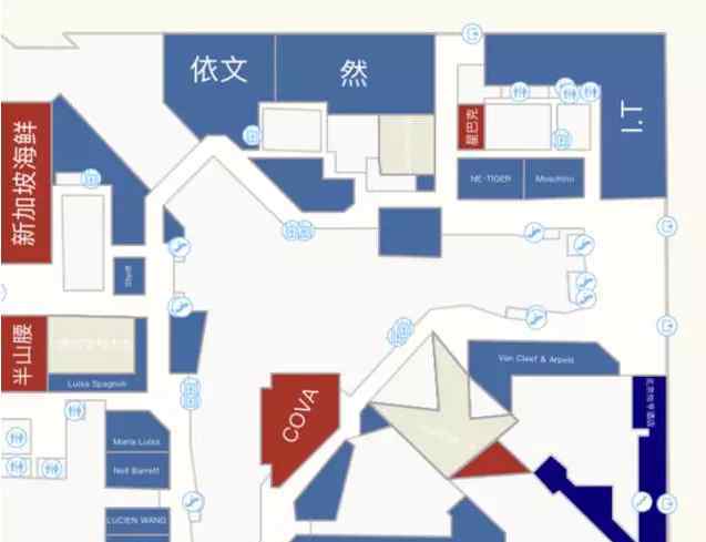店铺平面图 从50张商场平面图，看购物中心的动线规划