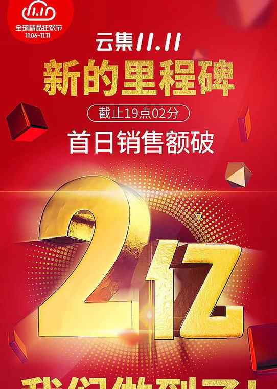 有量微店 云集微店双11首日销售额破2亿 日订单量超150万