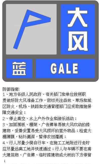 8级大风 阵风8级！北京发布大风蓝色预警