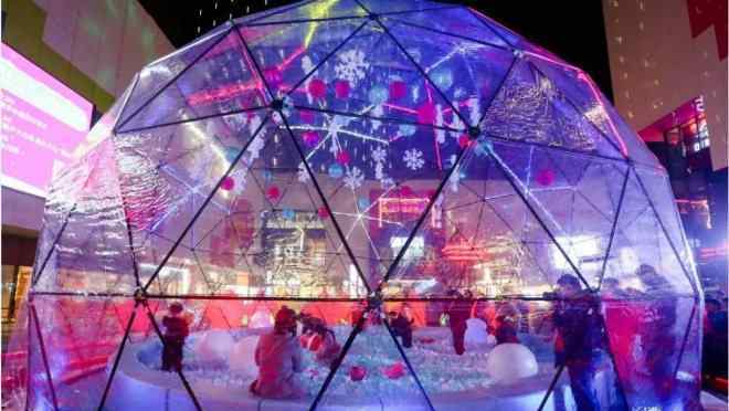 m城圣诞树在哪 2018杭州12座购物中心圣诞美陈图报第一弹