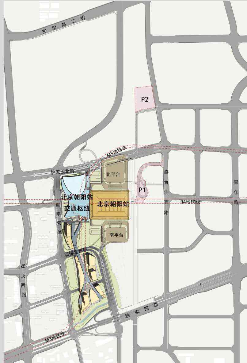 地下 京哈高铁北京朝阳站正式启用，地下设置600余个停车位