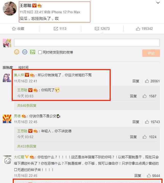 王思聪回应评论半藏森林