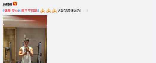 魏晨回应歌手不假唱