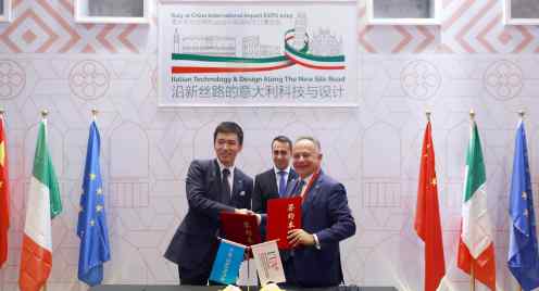 苏宁国际 苏宁国际与意大利外贸委签约 50家意大利品牌首进中国