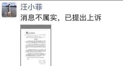 张兰被判监禁汪小菲否认：消息不实 已提出上诉