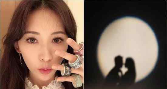 林志玲晒男女接吻剪影 网友：到底是谁偷拍