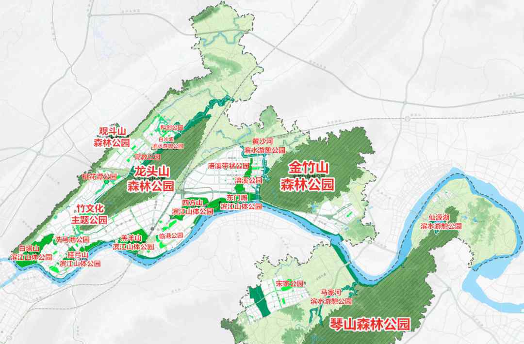 三江新区 大手笔！规划已出，宜宾三江新区要修21个公园！涉及滨江、城区、山体一带，位置就在···