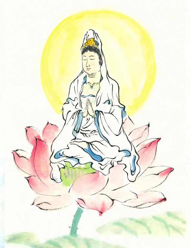 观世音菩萨图片 观世音菩萨三十三化身故事及全图，原来可以这么美！文章配图