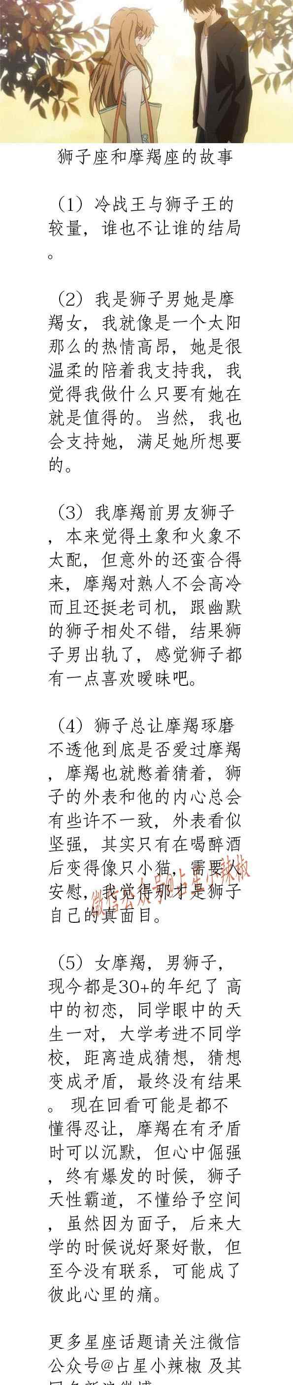 狮子座和摩羯座 分享狮子座和摩羯座的故事