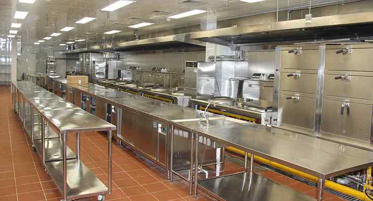 饭堂厨房设备 大型食堂厨房设备设置详解