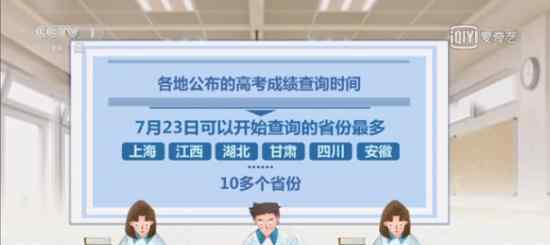 2020高考成绩开始放榜 查分时间集中在23至26日