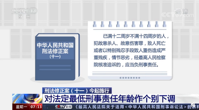 周知！冒名顶替他人入学入刑 法定最低刑责年龄个别下调至12岁