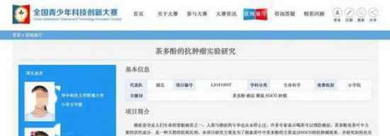 科协回应小学生获奖 研究由小学生自主完成