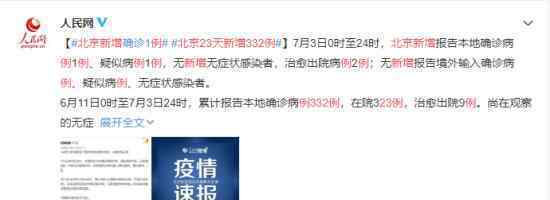 北京23天新增332例 具体什么情况