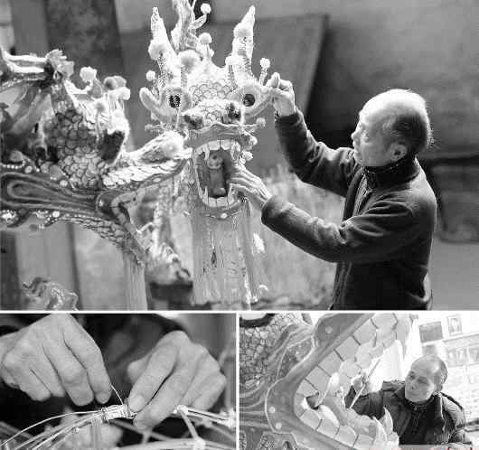 扎龙 “中国炮龙之乡”的扎龙人