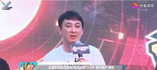 王思聪旗下公司拍卖 13.8万成交 具体什么情况
