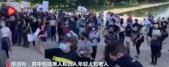 数百人聚集林肯纪念堂前示威 现场没有人出现过激举动