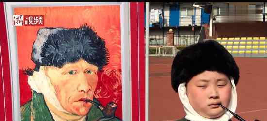 小学生cos世界名画是怎么回事cos了哪些作品