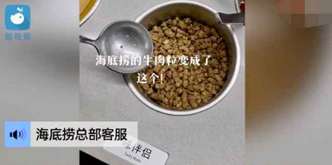 海底捞回应“牛肉粒变素” 称味伴侣成本比牛肉粒高 网友直呼没了灵魂！