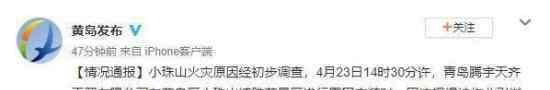 青岛小珠山火灾原因初步查明 火灾原因是什么具体情况是