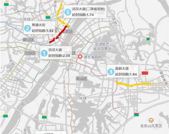 武汉出现小范围堵车 哪些时段最堵什么情况