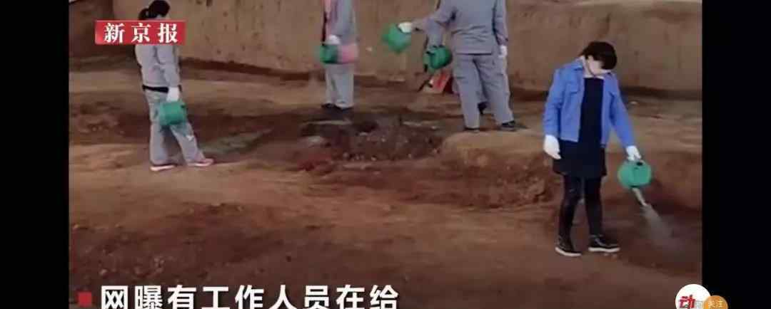 兵马俑坑内浇水会损毁文物真相来了