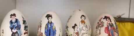 鸡蛋刻金陵十二钗 他是怎么做到