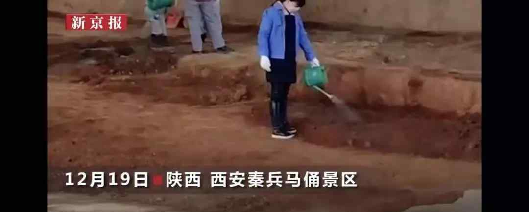 兵马俑坑内浇水会损毁文物真相来了