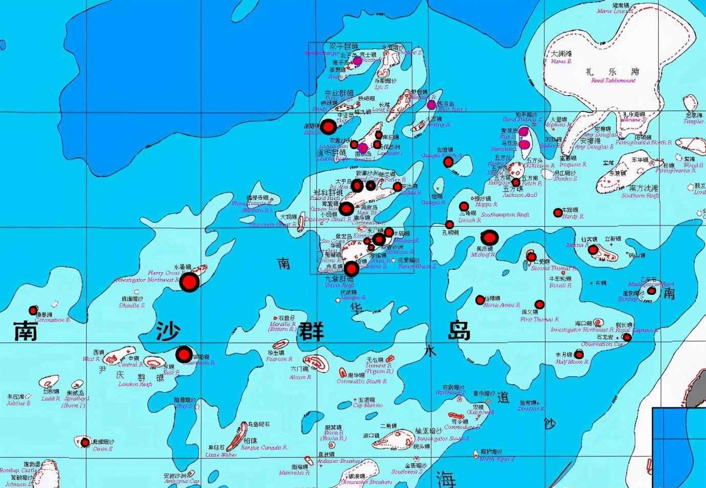 南海岛屿实际控制图 中国实际控制南海多少岛礁？这个数字很有参考价值