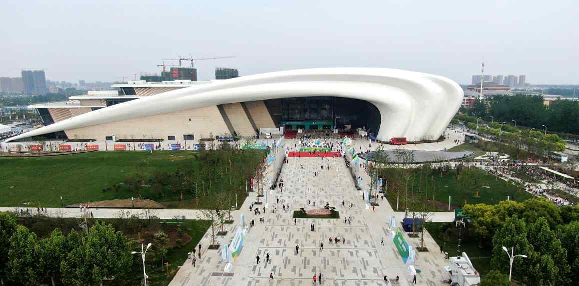 中建钢构又一力作，第二届中国（淮安）国际食品博览会在中国（淮安）国际食品博览中心开幕