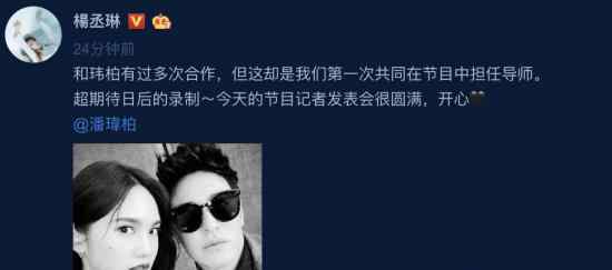 杨丞琳潘玮柏合影 合影原因是什么有新合作了吗（图）